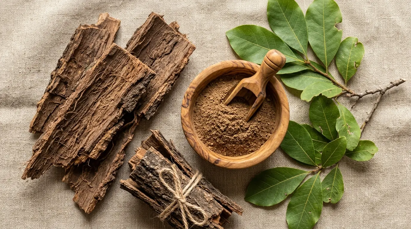 Внутренняя кора лапахо Tabebuia impetiginosa сырье для По Д Арко НСП
